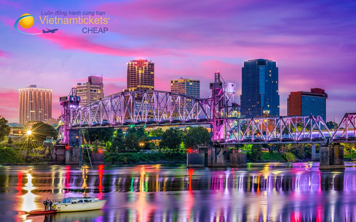 Giá vé máy bay đi Arkansas hôm nay