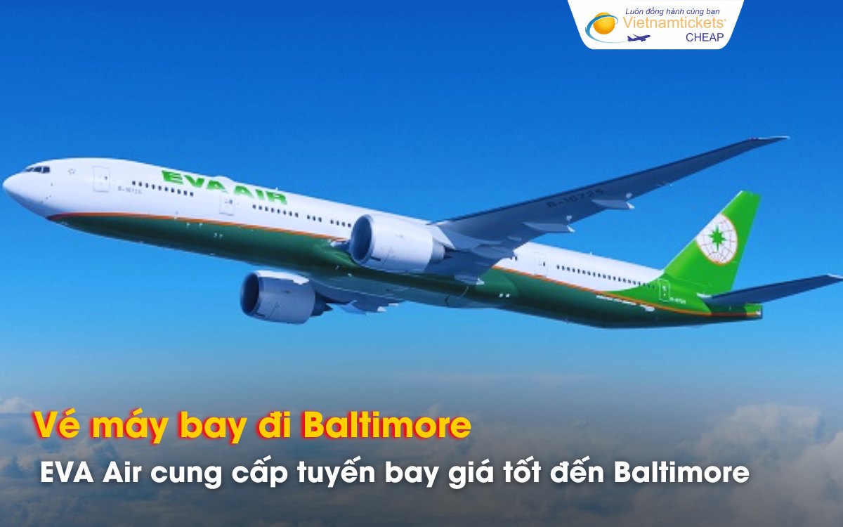 Bay đến Baltimore chọn hãng bay nào giá tốt?