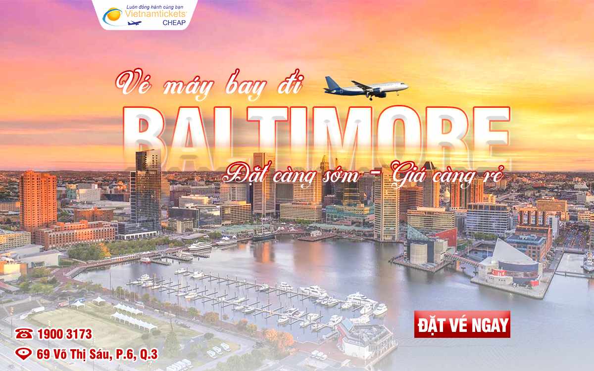 Vé đi Baltimore