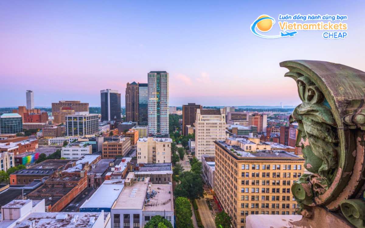 Giá vé máy bay đi Birmingham Alabama