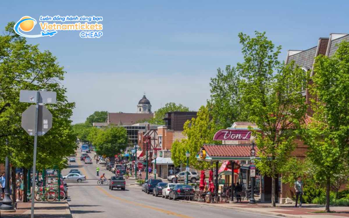 Giá vé máy bay đi Bloomington Indiana
