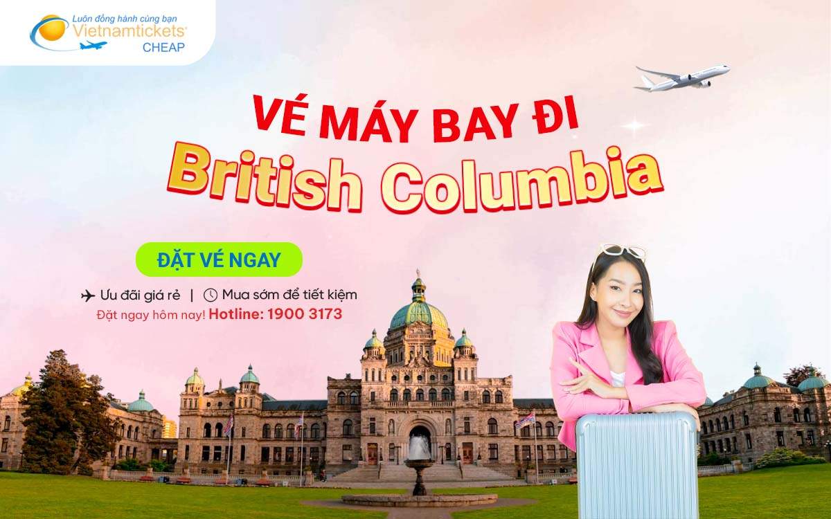 Vé đi British Columbia
