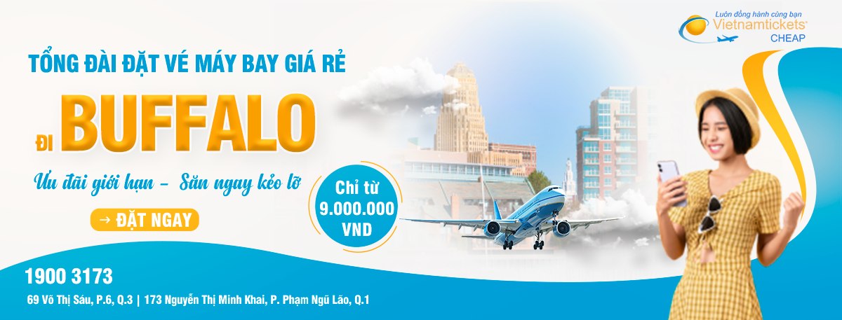 Đặt vé máy bay đi Buffalo giá rẻ