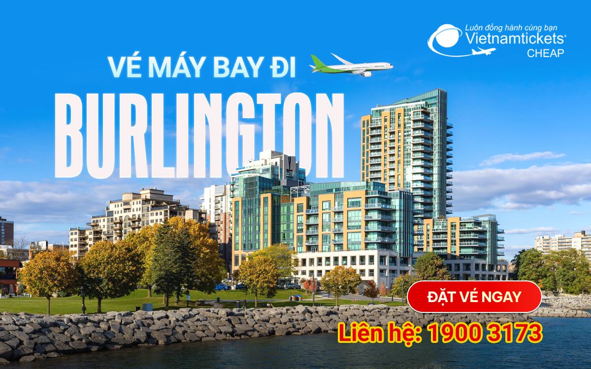Vé đi Burlington