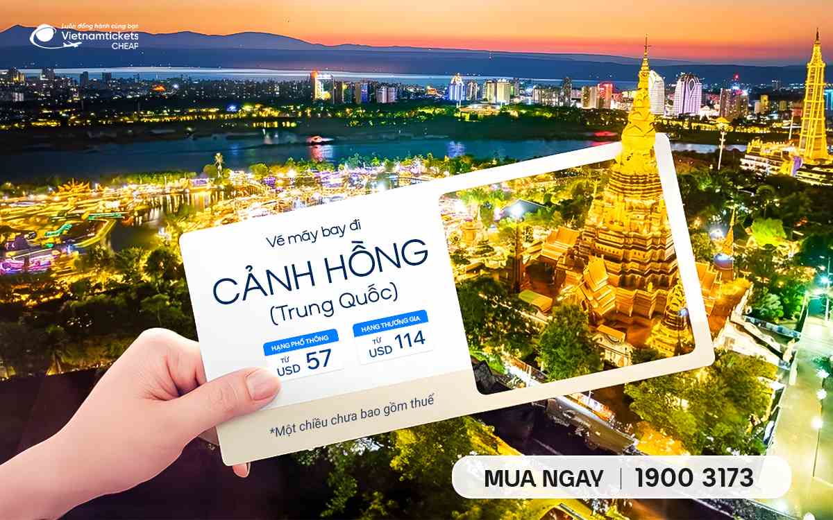 Vé Máy Bay Đi Cảnh Hồng