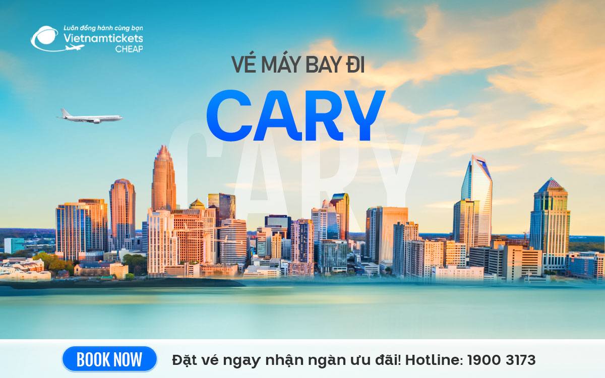 Vé Máy Bay Đi Cary