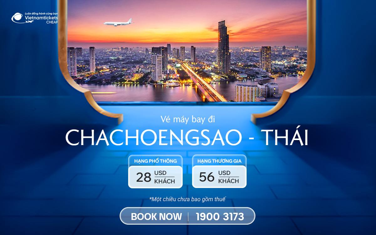 Vé Máy Bay Đi Chachoengsao