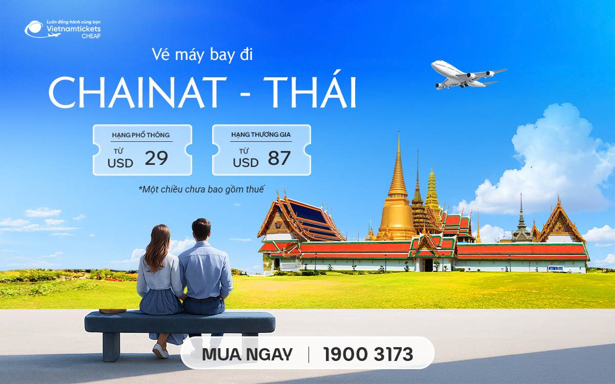 Vé Máy Bay Đi Chainat