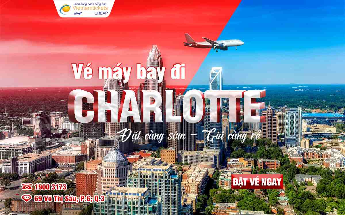 Vé đi Charlotte