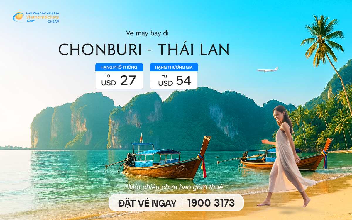 Vé Máy Bay Đi Chonburi