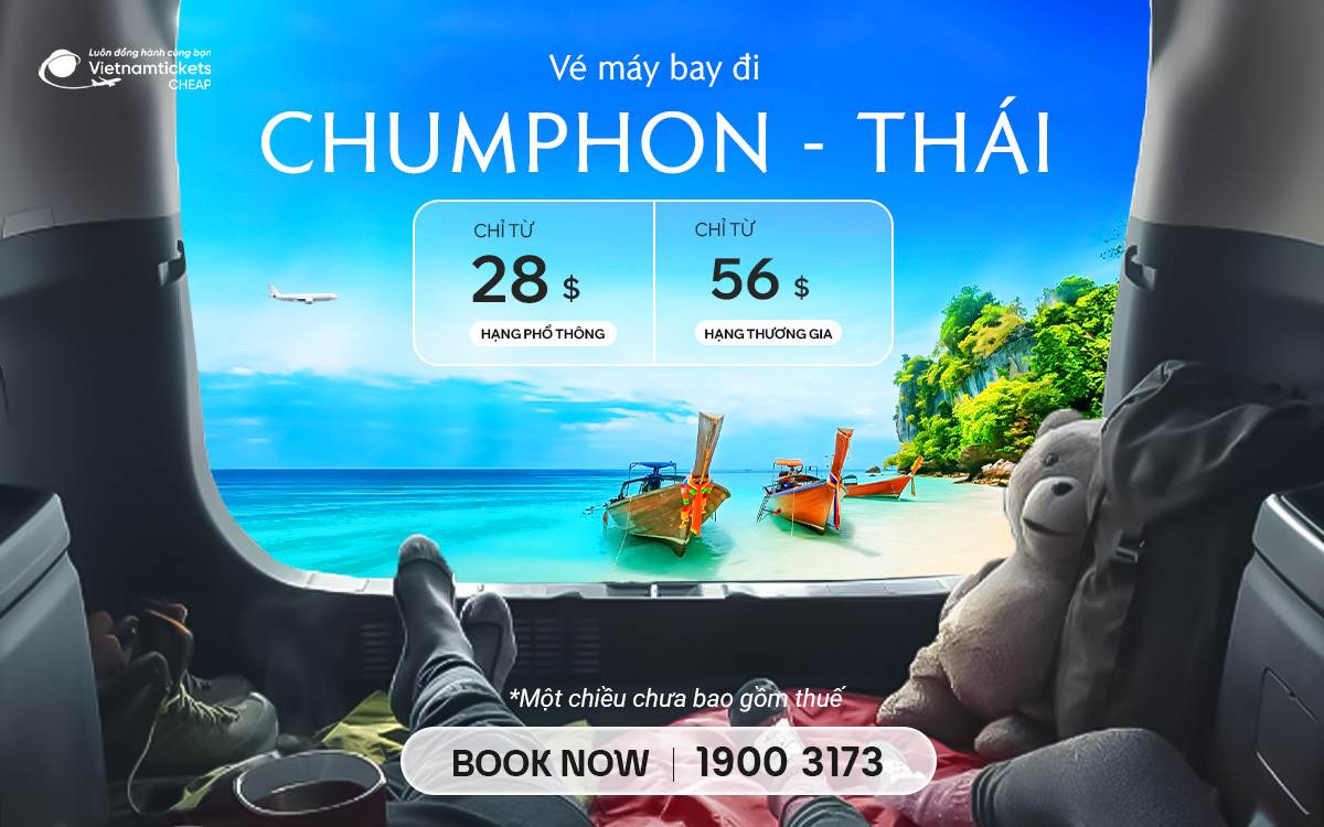 Vé Máy Bay Đi Chumphon