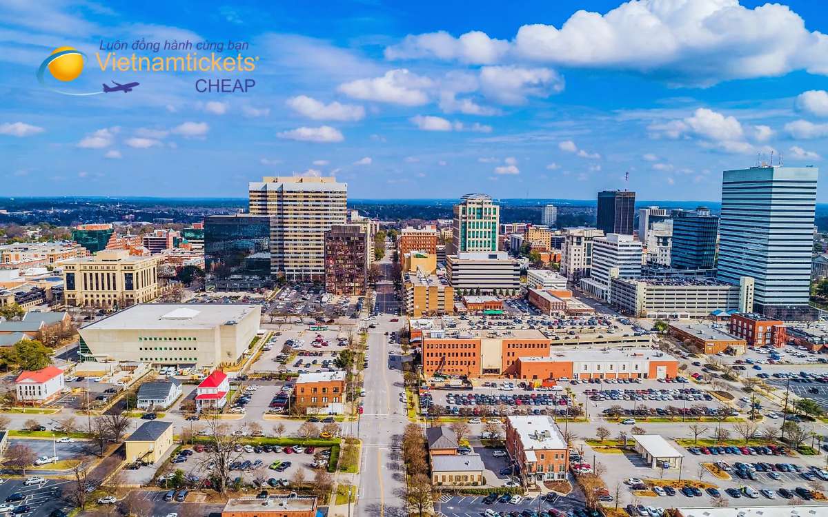 Giá vé máy bay đi Columbia hôm nay