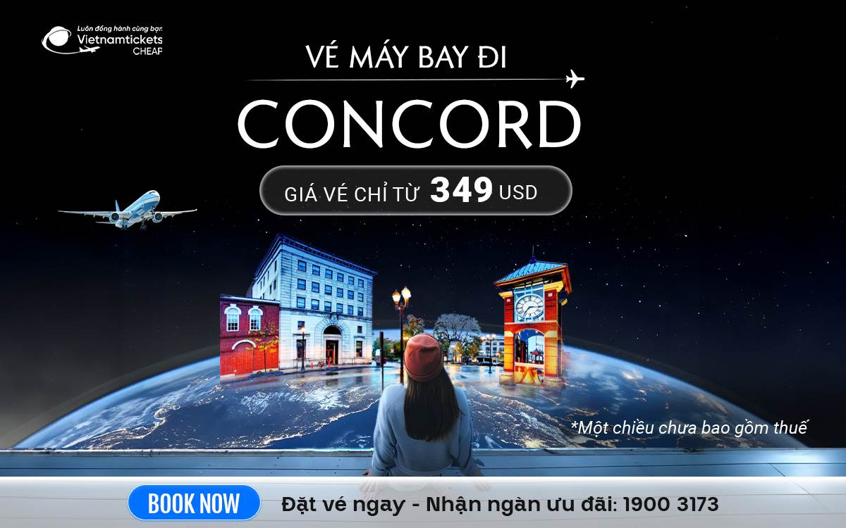 Vé Máy Bay Đi Concord