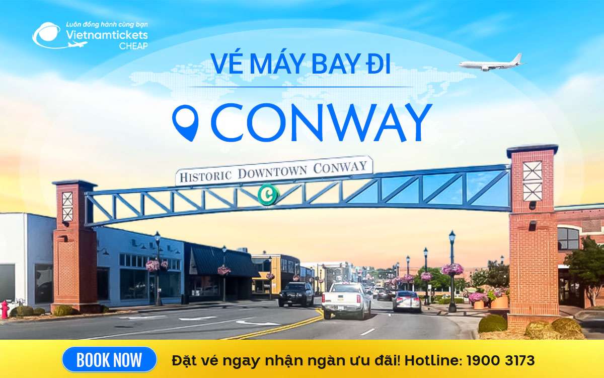 Vé Máy Bay Đi Conway