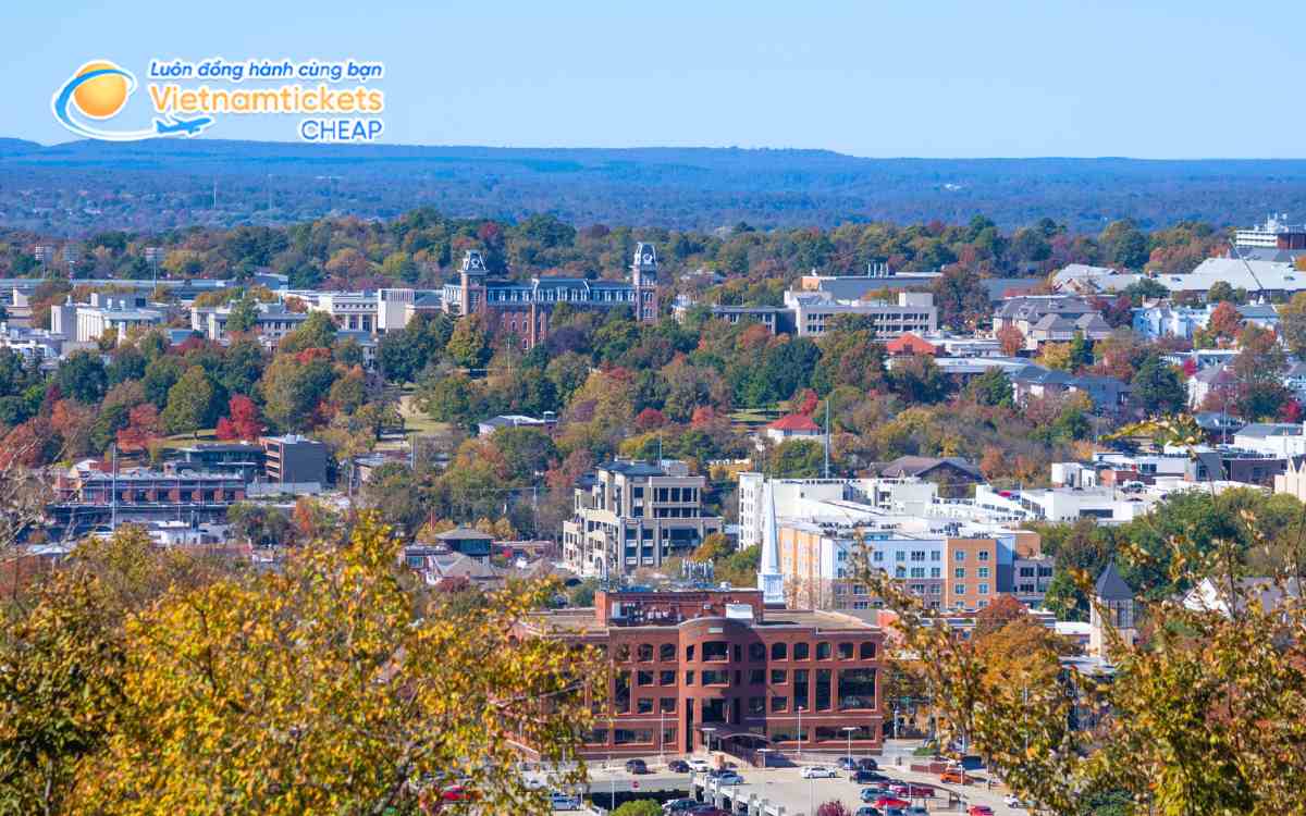 Giá vé máy bay đi Fayetteville