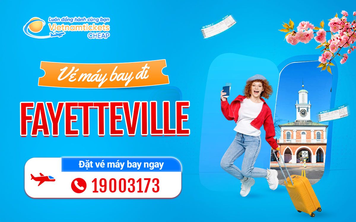 Vé đi Fayetteville