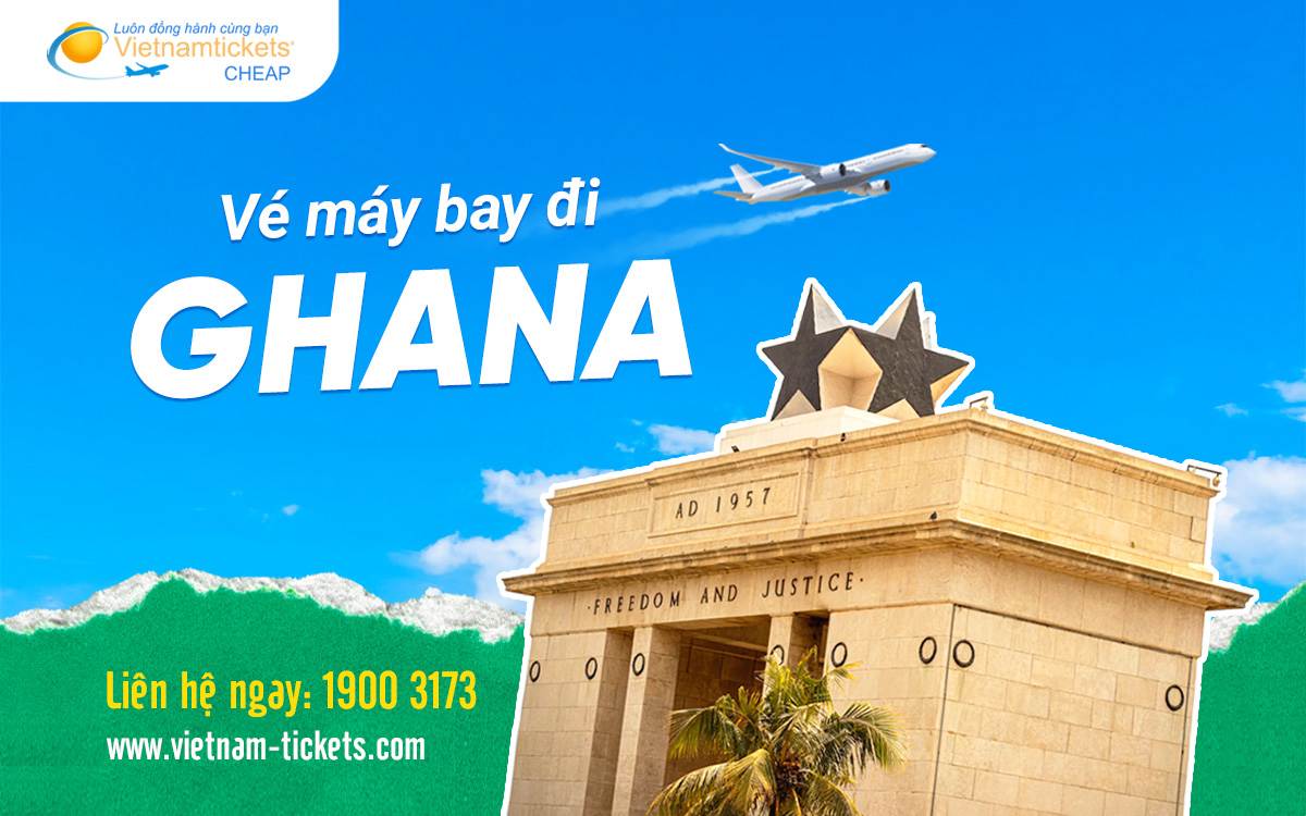 Vé máy bay đi Ghana
