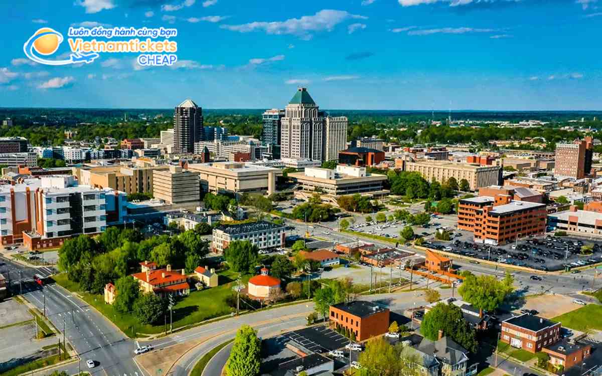 Giá vé máy bay đi Greensboro