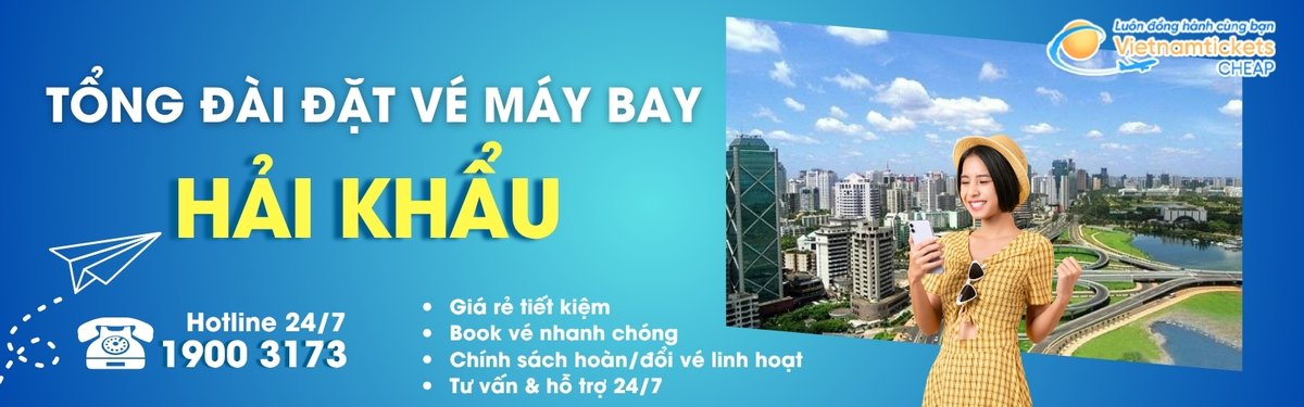 Đặt vé máy bay Hải Khẩu giá rẻ