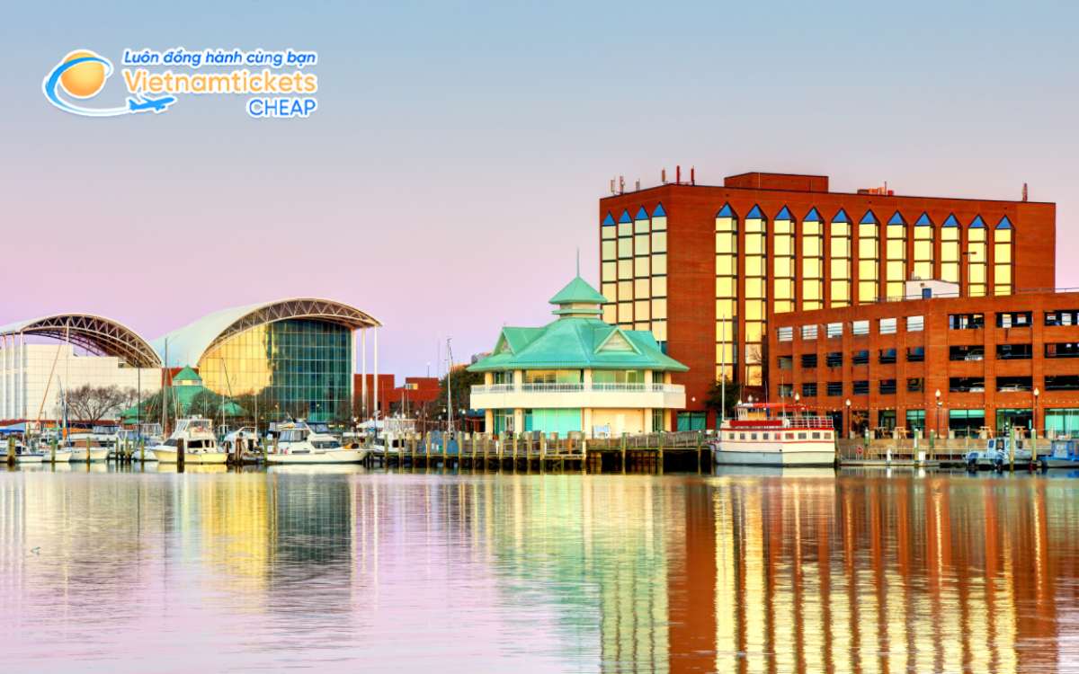 Giá vé máy bay đi Hampton