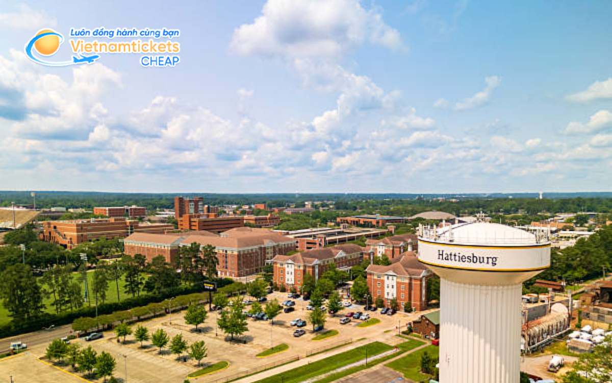 Giá vé máy bay đi Hattiesburg