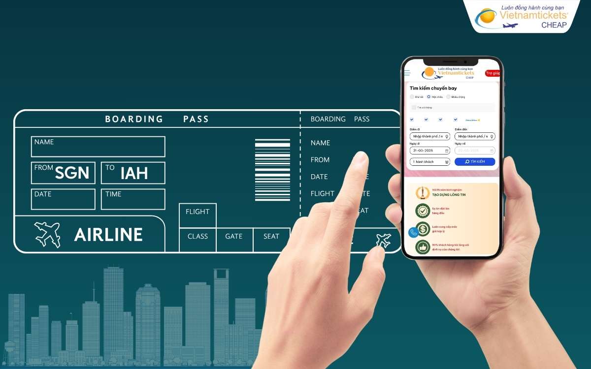 Đặt vé máy bay đi Houston sớm