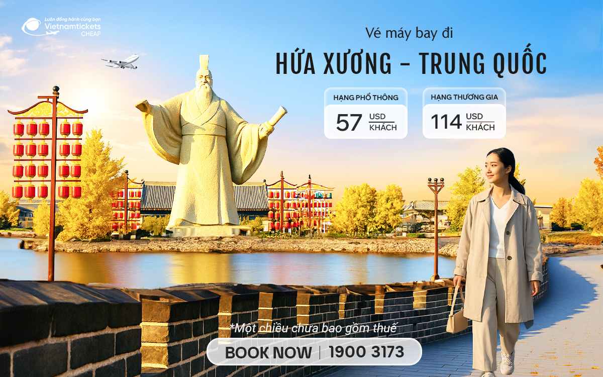 Vé Máy Bay Đi Hứa Xương