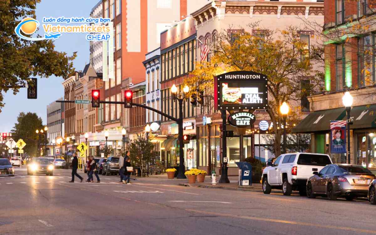 Giá vé máy bay đi Huntington West Virginia