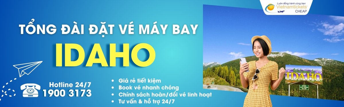Đặt vé máy bay Idaho giá rẻ