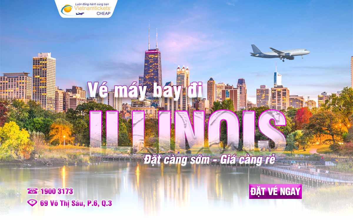 Vé đi Illinois