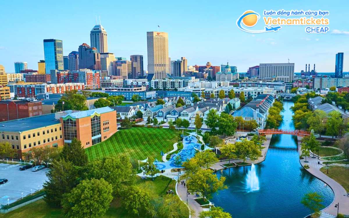 Giá vé máy bay đi Indiana 