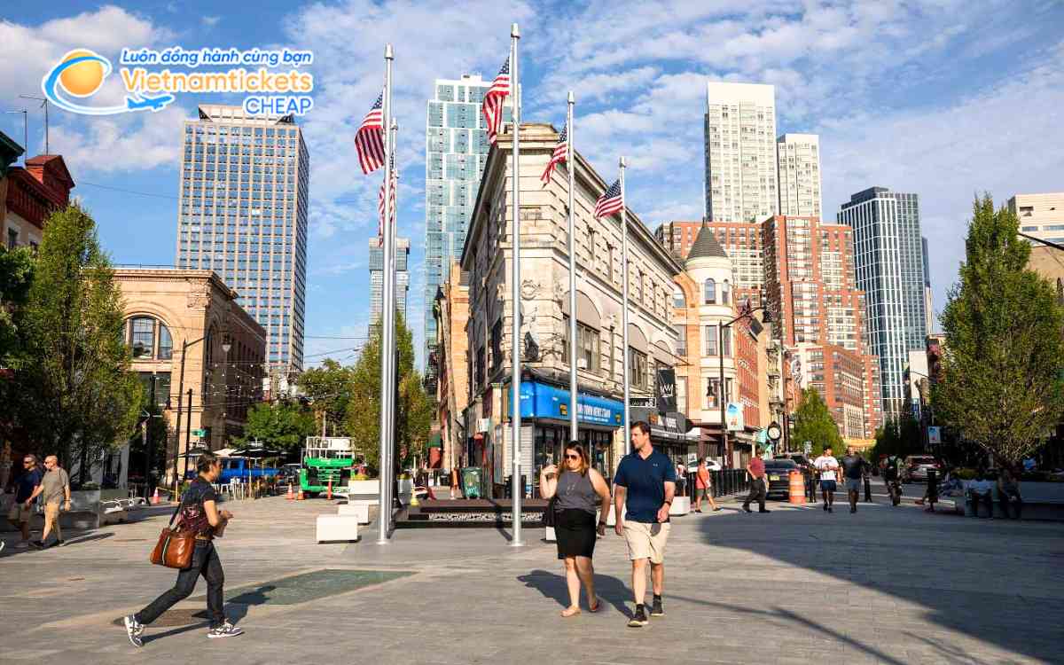Giá vé máy bay đi Jersey City