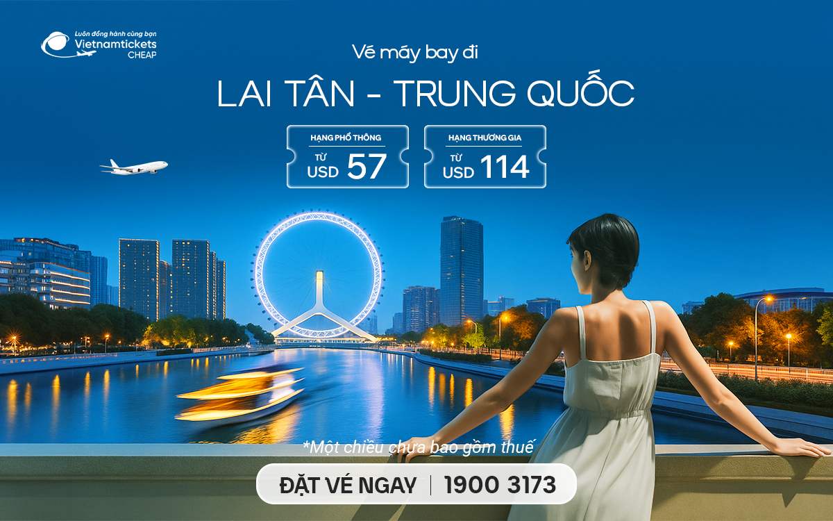 Vé Máy Bay Đi Lai Tân