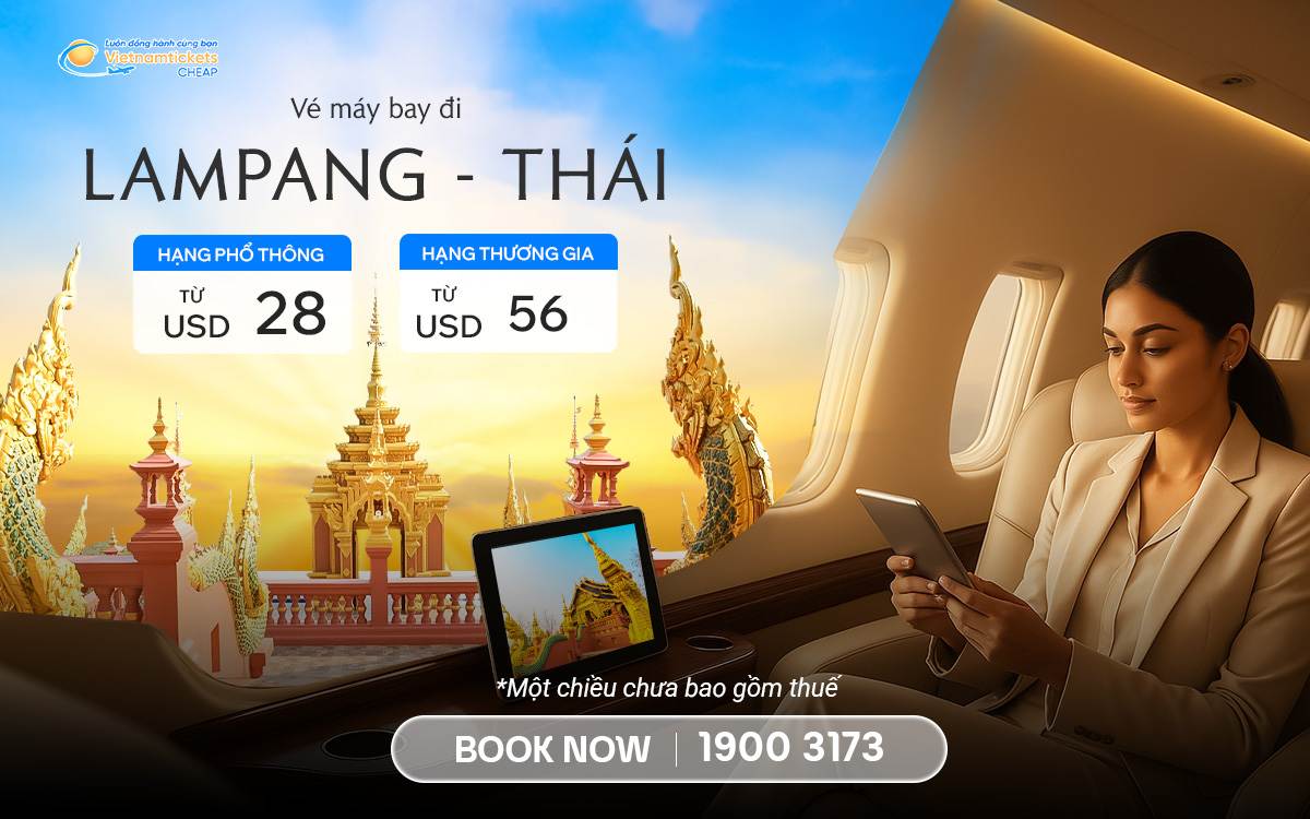 Vé Máy Bay Đi Lampang