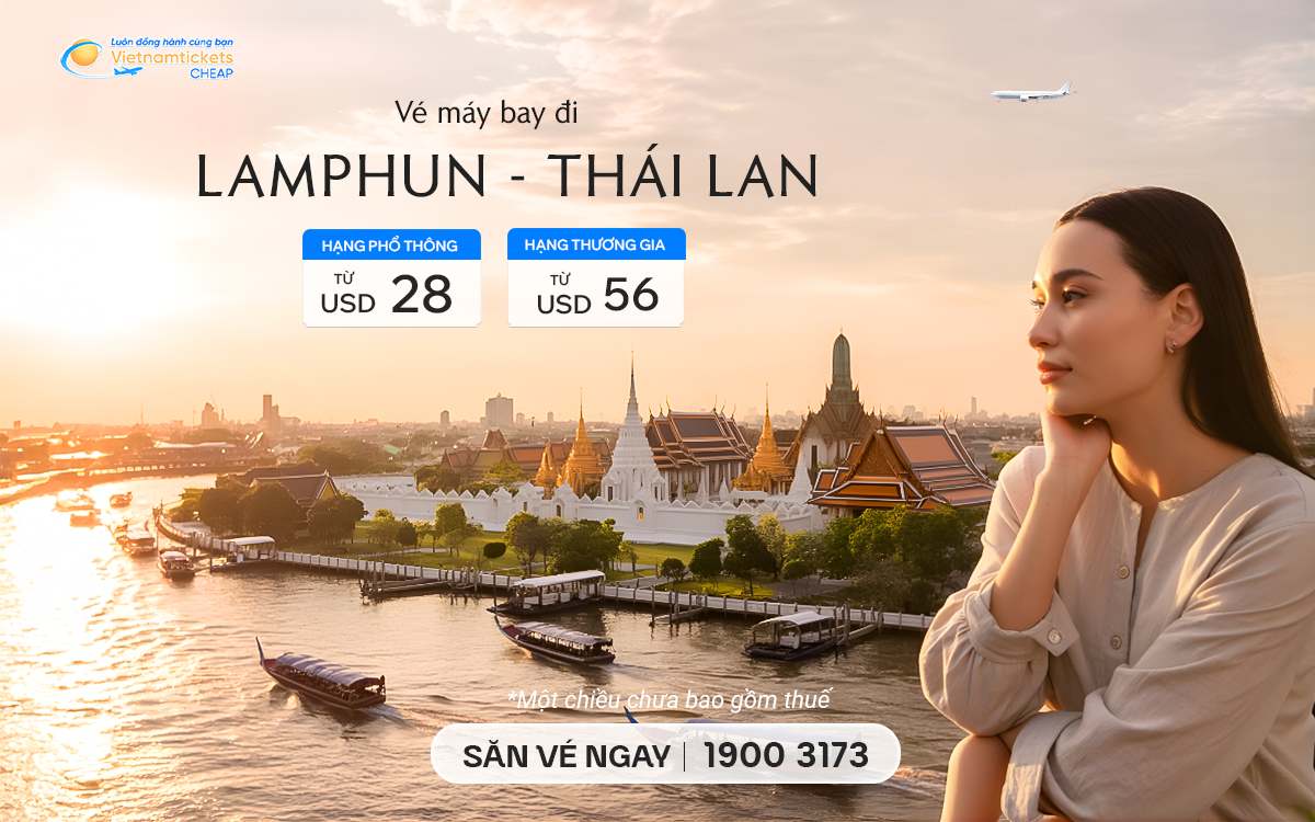 Vé Máy Bay Đi Lamphun