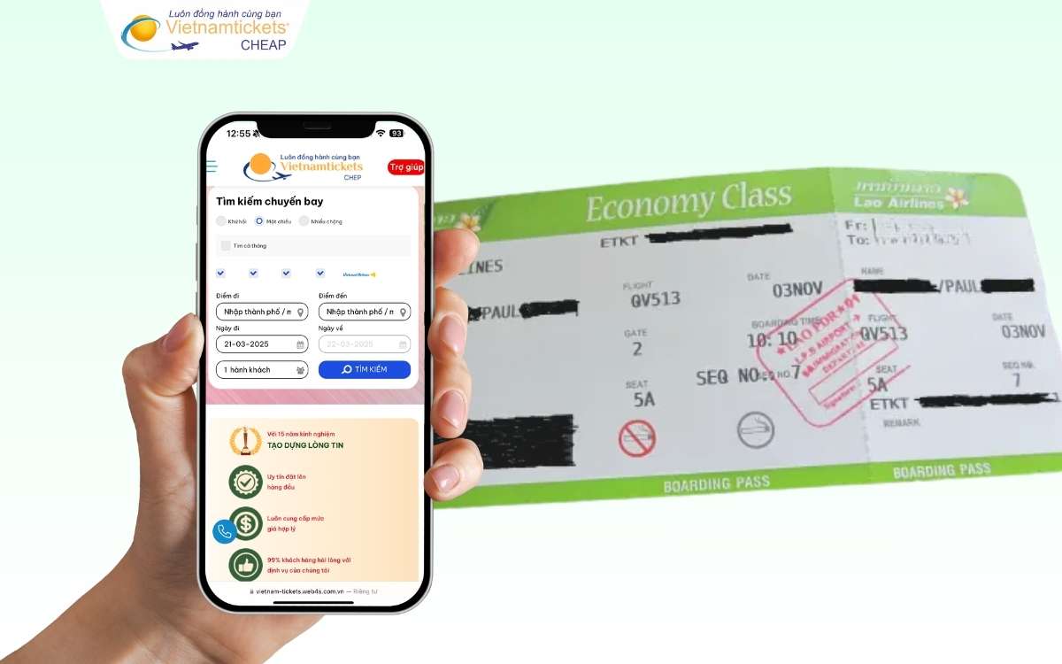 Nên đặt vé máy bay đi Lào sớm