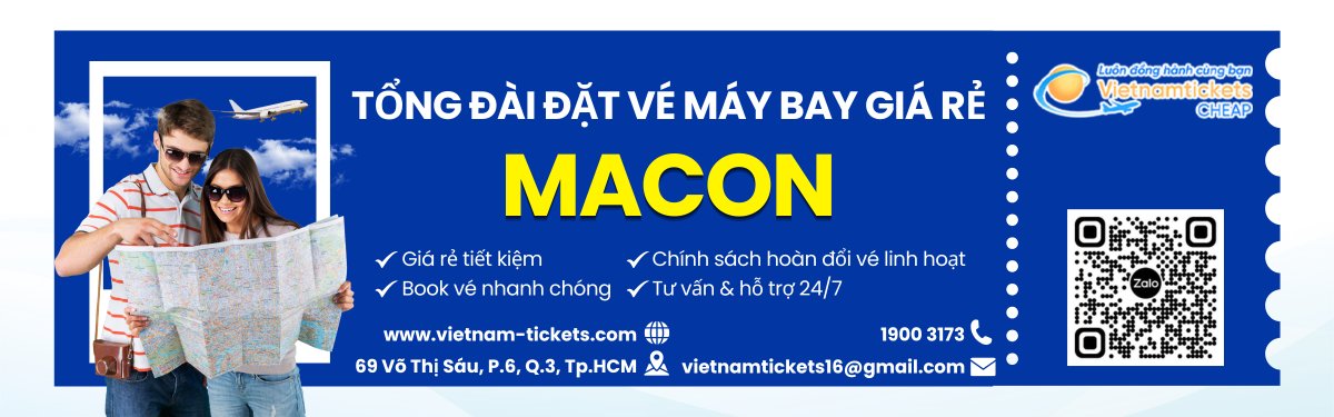Đặt v&eacute; m&aacute;y bay Macon gi&aacute; rẻ