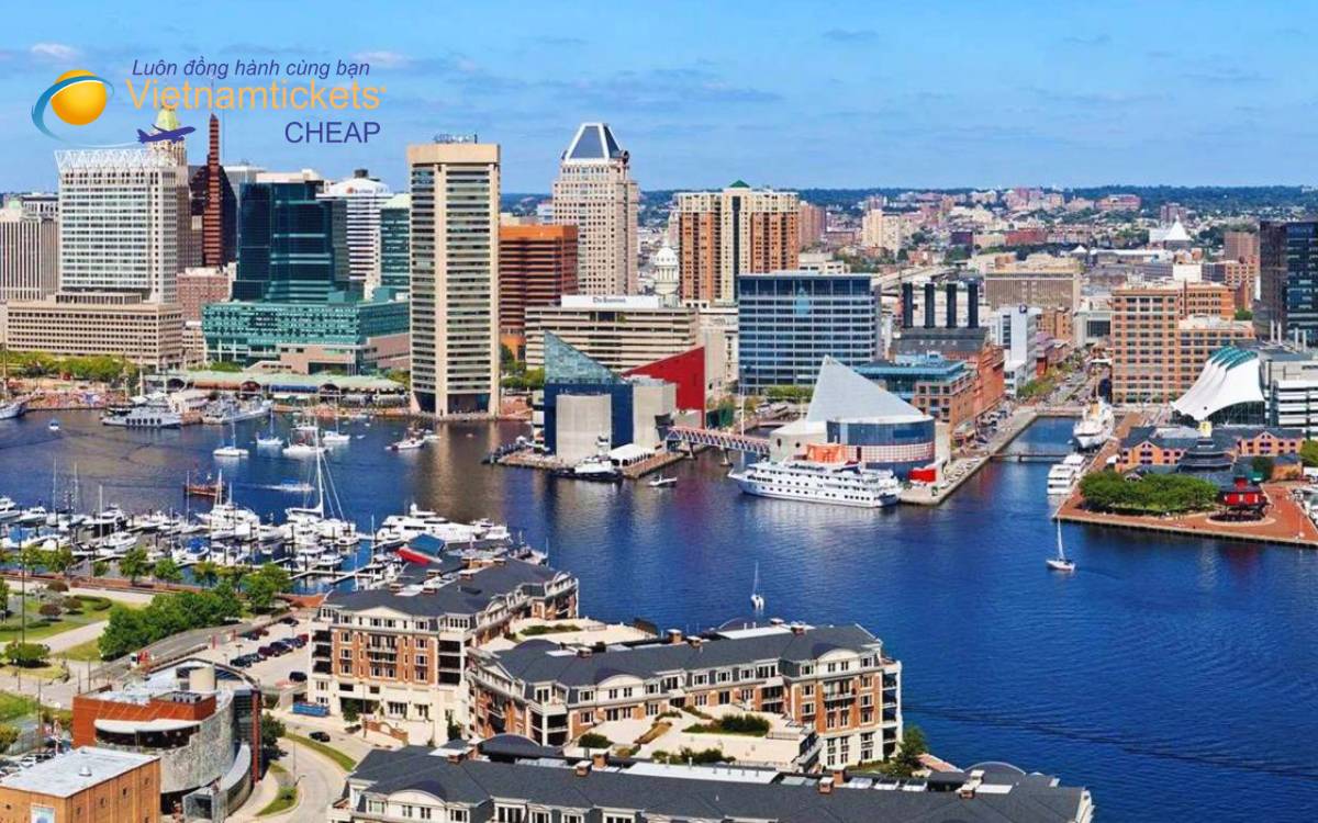 Giá vé máy bay đi Maryland hôm nay