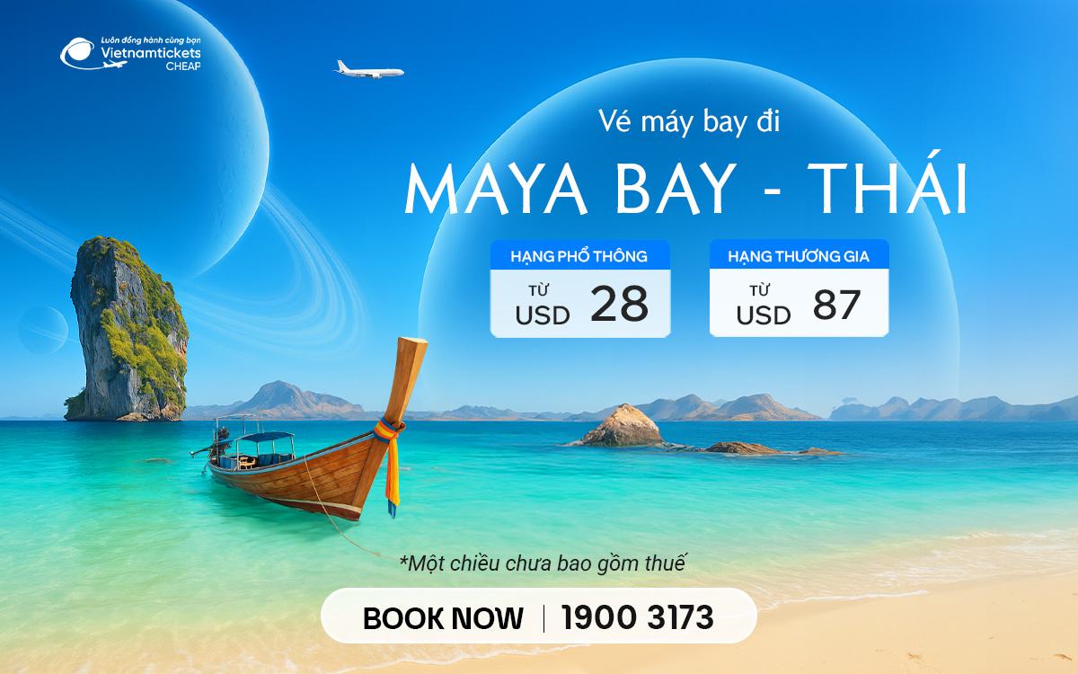 Vé Máy Bay Đi Maya Bay