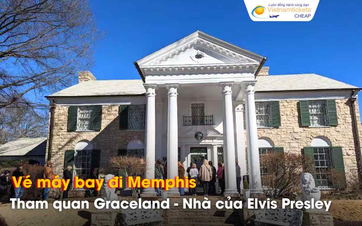 Graceland địa điểm du lịch nổi bật ở Memphis