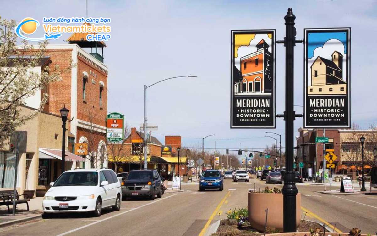 Giá vé máy bay đi Meridian