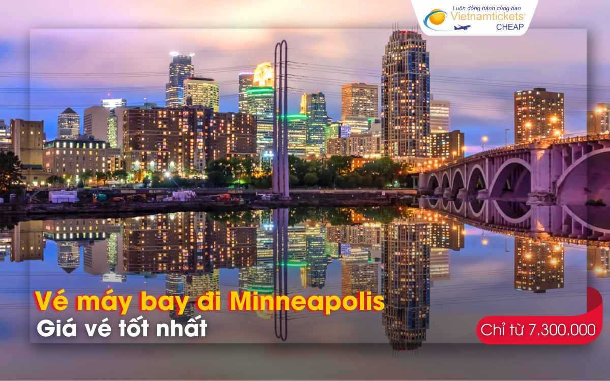 Giá vé máy bay đi Minneapolis