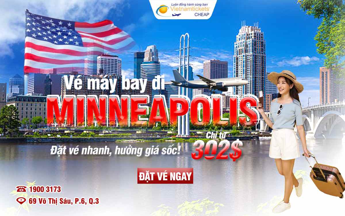 Vé đi Minneapolis