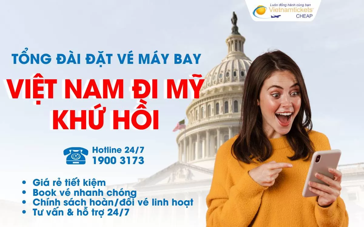 Cách đặt vé máy bay khứ hồi đi Mỹ giá rẻ