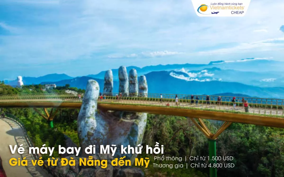 Giá vé máy bay đi Mỹ từ Đà Nẵng khứ hồi