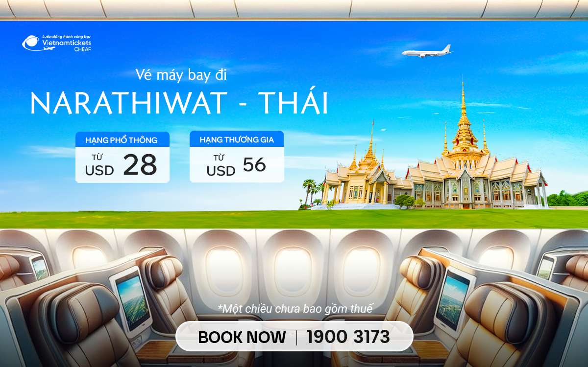 Vé Máy Bay Đi Narathiwat