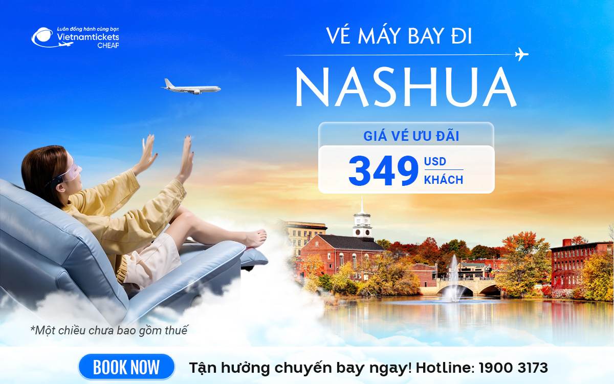 Vé Máy Bay Đi Nashua