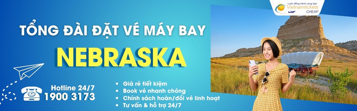 Đặt vé máy bay Nebraska giá rẻ