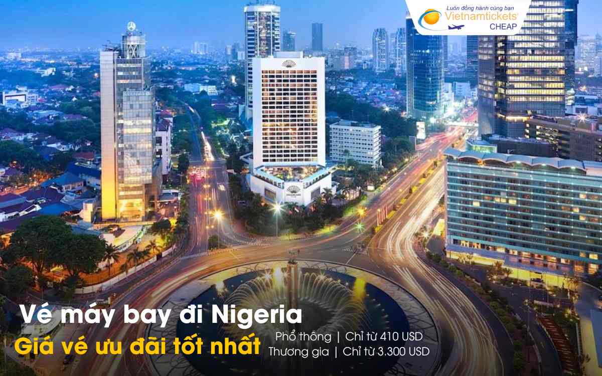 Giá vé máy bay đi Nigeria