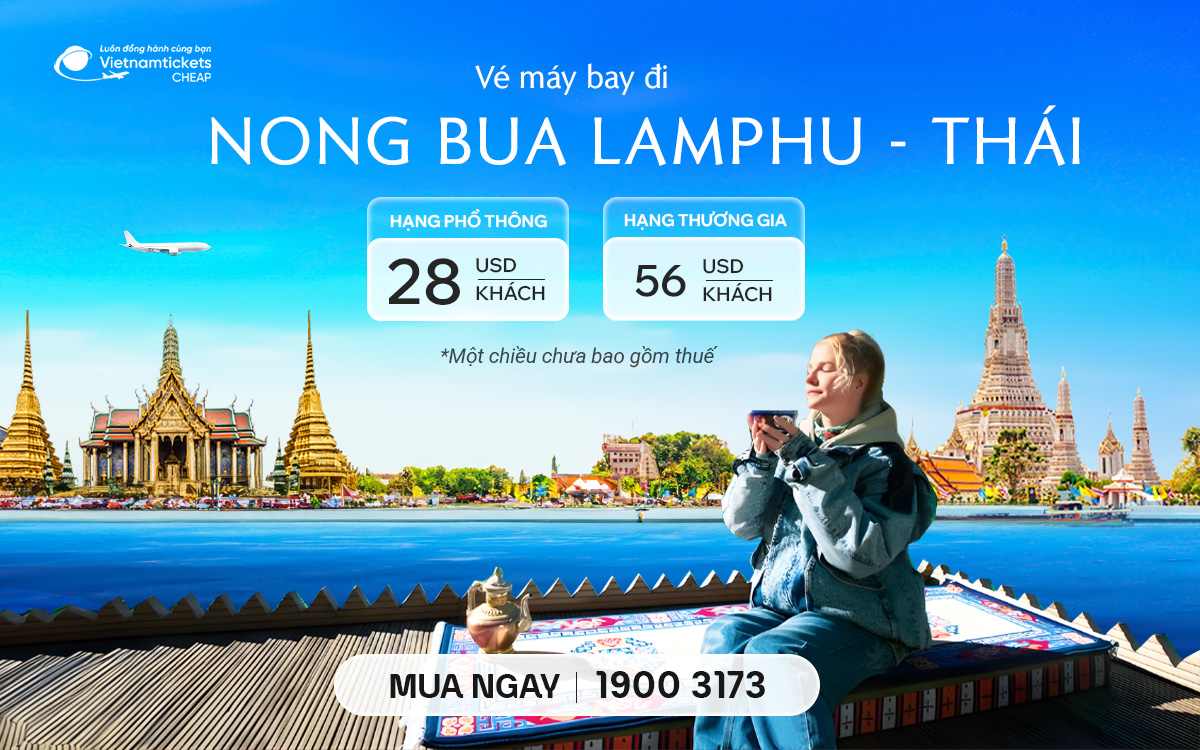 Vé Máy Bay Đi Nong Bua Lamphu